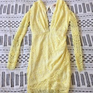 Yellow Lace Dress